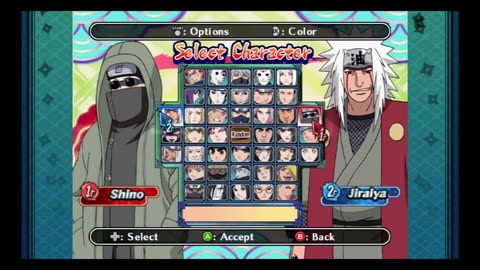 Naruto Clash of Ninja Revolution 3 All Character Select quotes