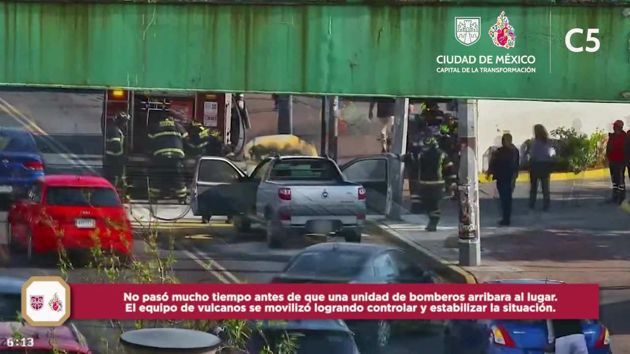 INCENDIO DE VEHÍCULO | #C5CorazónDeLaCDMX