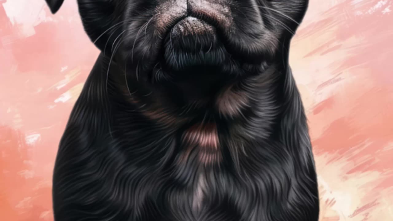 Este perrito es puro estilo y ternura! 🖤🐶 #ElGuapo #PugMexicano