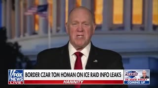 'This is not a game'_ Tom Homan warns against leaks on ICE raids