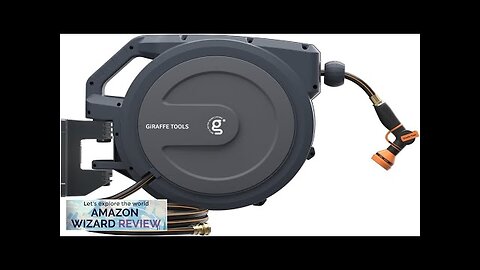 Giraffe Tools AW30 1/2MB Retractable Garden Hose Reel 1/2" x 100 ft Review