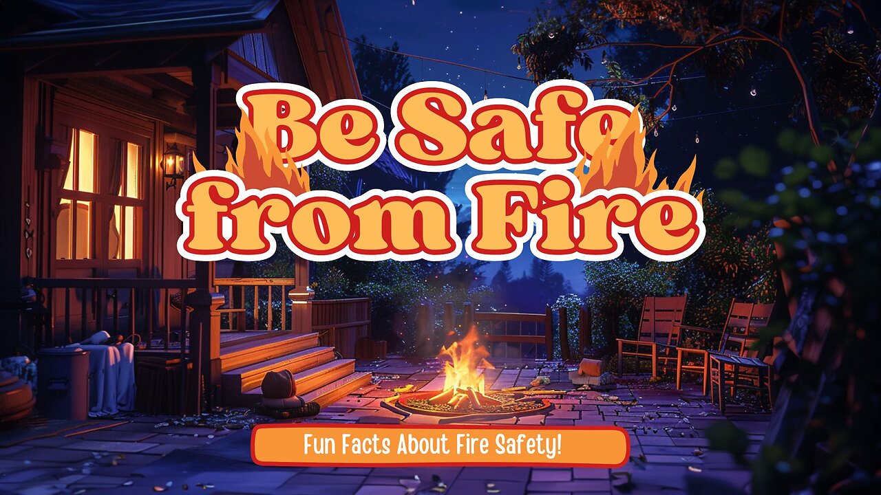 Be Safe from Fire - Fun Facts About Fire Safety! Kids Educational