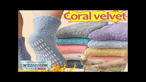 Thickened Coral Velvet Socks Women's Solid Color Indoor Floor Stocking Winter Plush Review