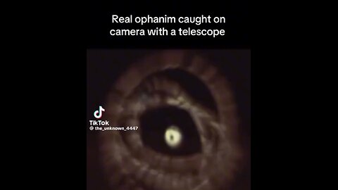 A Ophanim caught on camera using a powerful zoom telescope.🪽