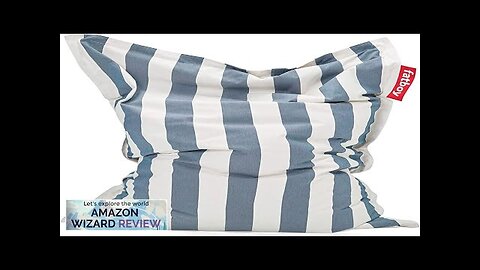 Fatboy Slim Outdoor Bean Bag Chair Stripe Ocean Blue Medium Review