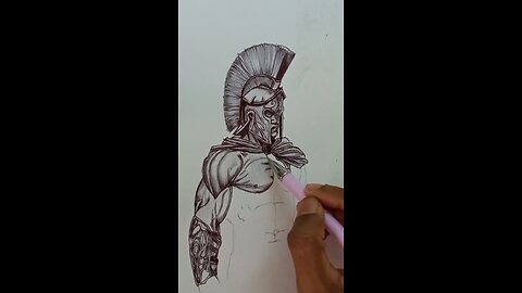 pen drawing | black |soldier drawing 🥷✍️