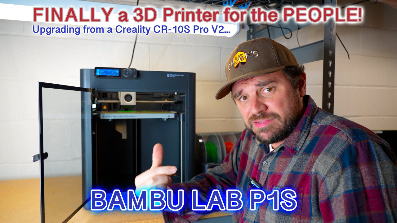 FINALLY! A 3D Printer for the PEOPLE! - BambuLab P1S 3D Printer Unboxing and Setup