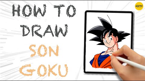 How to Draw Goku...learn with @QuickDrawHabit