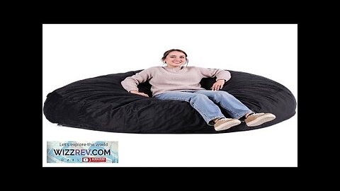 Round Bean Bag Chair with Removable & Washable Cover for Adult Giant Review