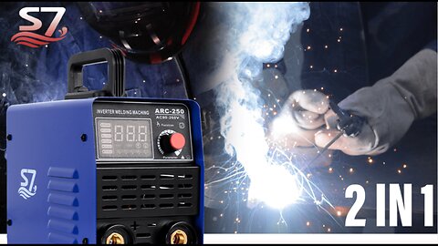 250A 110/220V Stick Welder,ARC/Lift TIG Welding Machine with Synergic Control