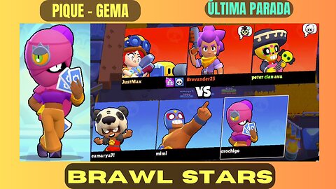 Pique Gema Última Parada com a Personagem Tara #Part 02, Brawl Stars,Gameplay