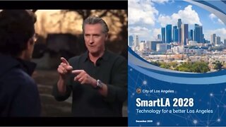 (Watch previous video) Alex Jones was right! Gavin Newsom announces Los Angeles 2.0 😳