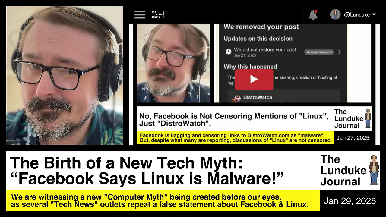 The Birth of a New Tech Myth: "Facebook Says Linux is Malware!"