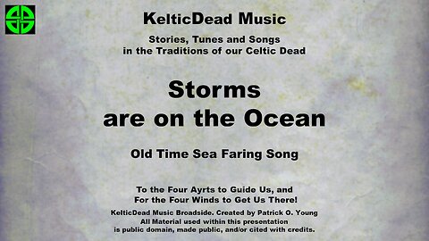 Storms are on the Ocean .. KDM