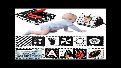 Black and White Baby Toys High Contrast Newborn Toys 0-3 Months Brain Review