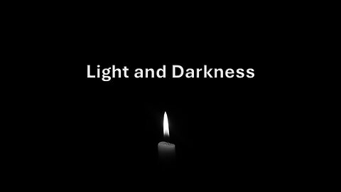 Sermon Only | Light and Darkness | January 5, 2025