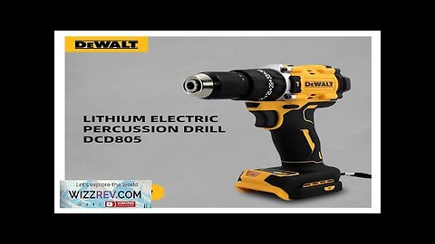 DeWalt DCD805 20V Brushless Cordless Impact Drill 1/2 Rechargeable Variable Speed Power Review