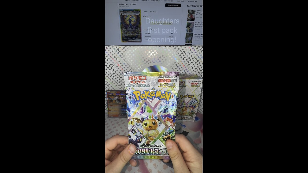 Daughters First Pokemon Pack Opening! #Pokemon