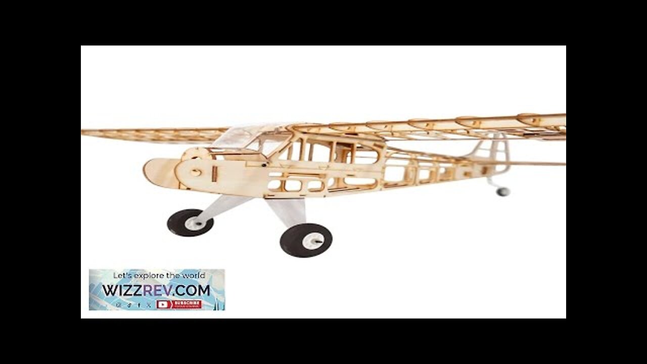 J3 Cub 1010mm Wingspan Balsa Wood RC Airplane Trainer KIT KIT Review