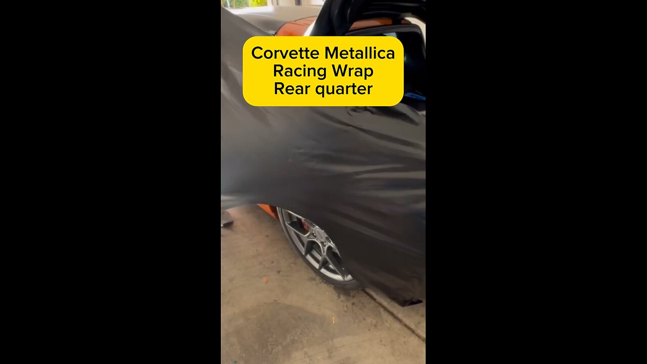 Metallica Racing Corvette Wrap Transformation