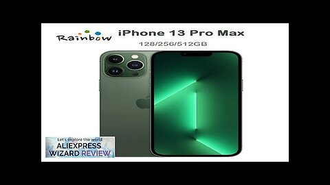 Original Apple iPhone 13 Pro Max 128GB 256GB 512GB 1TB ROM Genuine Review