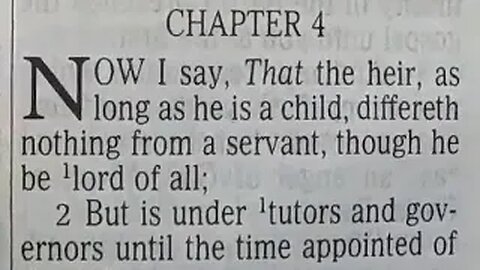 Galatians: Chapters 04-06
