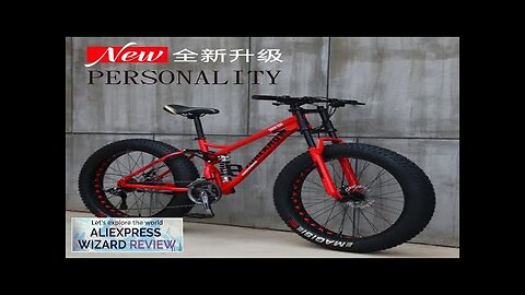 Off-road Beach Snow Mountain Bike Shock Absorption Ultra-wide 4.0 Fat Tire Adult Review