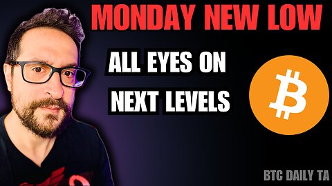 Monday New Low: All Eyes On Next Levels - Bitcoin Today