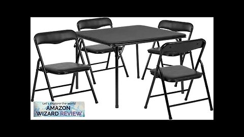 Flash Furniture Mindy Kids 5-Piece Folding Square Table and Chairs Set for Review