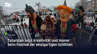 Tatarstan zeigt Kreativität und Humor beim Festival der einzigartigen Schlitten