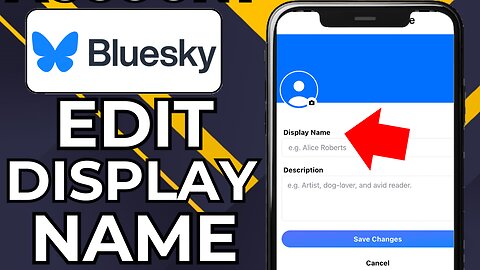 HOW TO CHANGE DISPLAY NAME ON BLUESKY SOCIAL