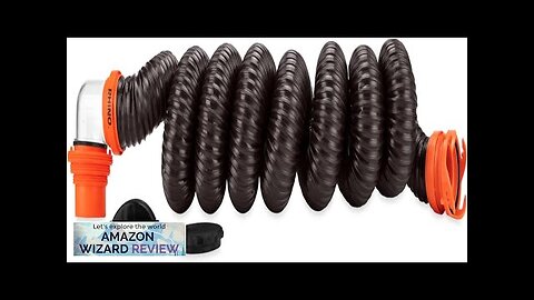 Camco RhinoFLEX 15Ft Sewer Hose Kit — Includes 4-in-1 Adapter Clear Elbow Review