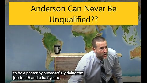 Steven Anderson Claims He Is Above Scripture and Can Never Be Disqualified- @NIFBexposed ​