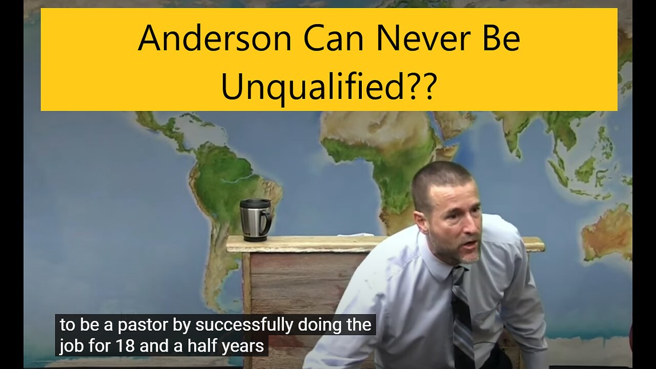 Steven Anderson Claims He Is Above Scripture and Can Never Be Disqualified- @NIFBexposed ​