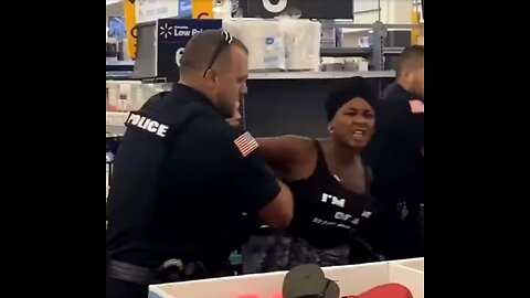 Karen bites police officer, doesn't end well for her. Instant Karma