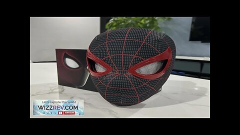 Mascara Spiderman Headgear Mask Cosplay Moving Eyes Mask Spider Man 1:1 Elastic Review