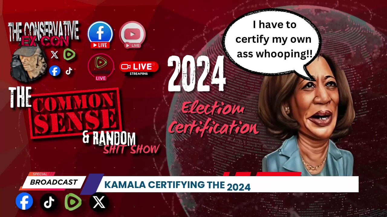 Certifying the 2024 Ass whooping... Plus...