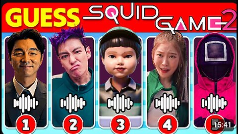 🎯 "Can You Guess the Squid Game Character by Their Voice? 🔥🎙️"Only True Fans Can Guess! #squidgame