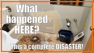 Repairs a water damaged bathroom!