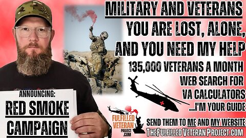 VA Knowledge is Your Power - 135,000 Veterans and Military a Month are Lost and Alone - 048