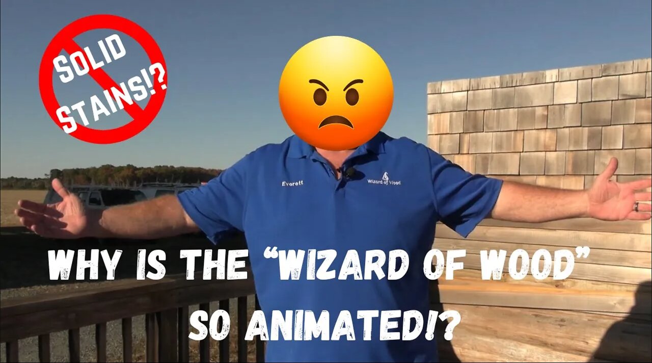 The "Wizard of Wood" Gets Animated About Solid Stains!