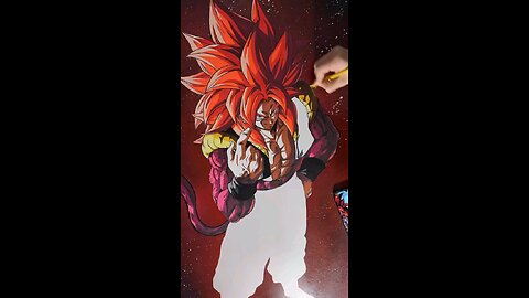 Drawing a Gogeta SSJ 4 PART #3 FINAL ✍️