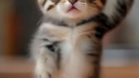 funny cat dancing