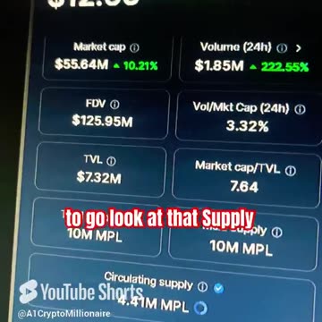 maple crypto coin price prediction crypto news today! #fyp