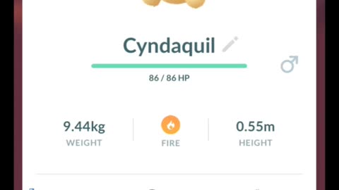 Pokémon GO-Purifying Shadow Cyndaquil