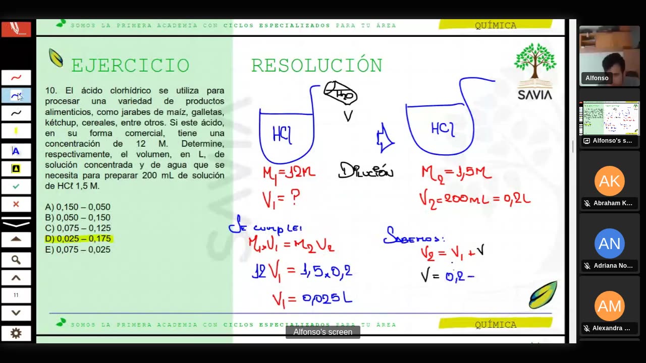 SAVIA SEMIANUAL 2024 | Semana 11 | Química S1