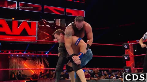 John Cena vs Braun Strowman RAW 11 September 2017 Highlights