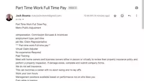 Part Time Work Full Time Pay