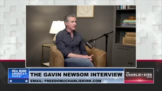 Charlie Kirk Confronts Gov. Gavin Newsom on California's "Grooming Protection" Bill