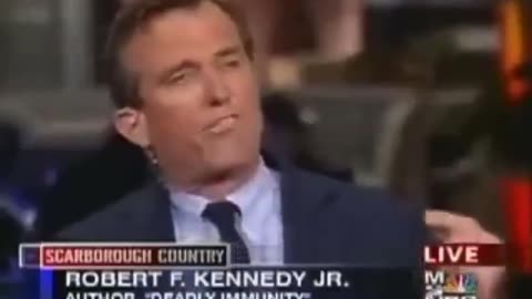 Flashback - RFK Jr.’s belief that vaccines can cause autism.